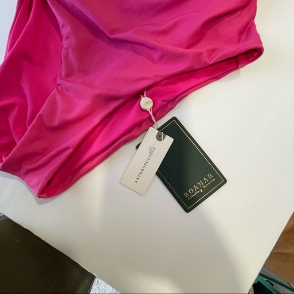 Pink one piece bikini: Boamar for Anthropologie - Picture 5 of 8